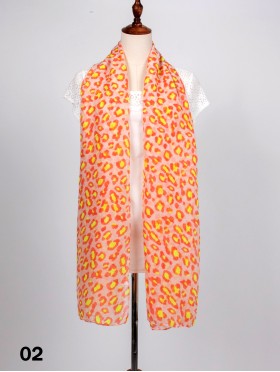 SCARF, LINEN, LEO, LARGE